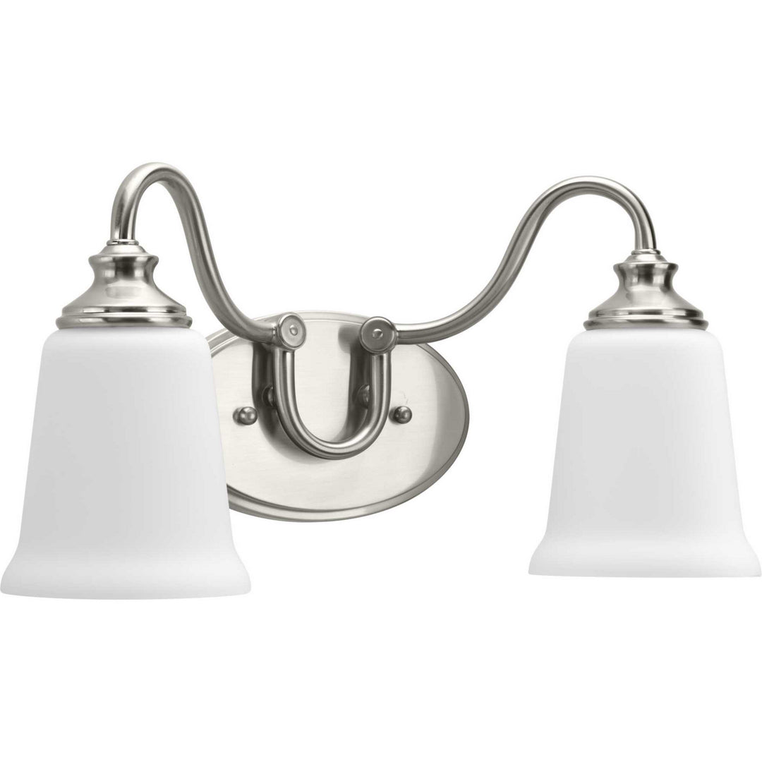 Progress Wander P300025-009 Bath Vanity Light 16 in. wide - Brushed Nickel