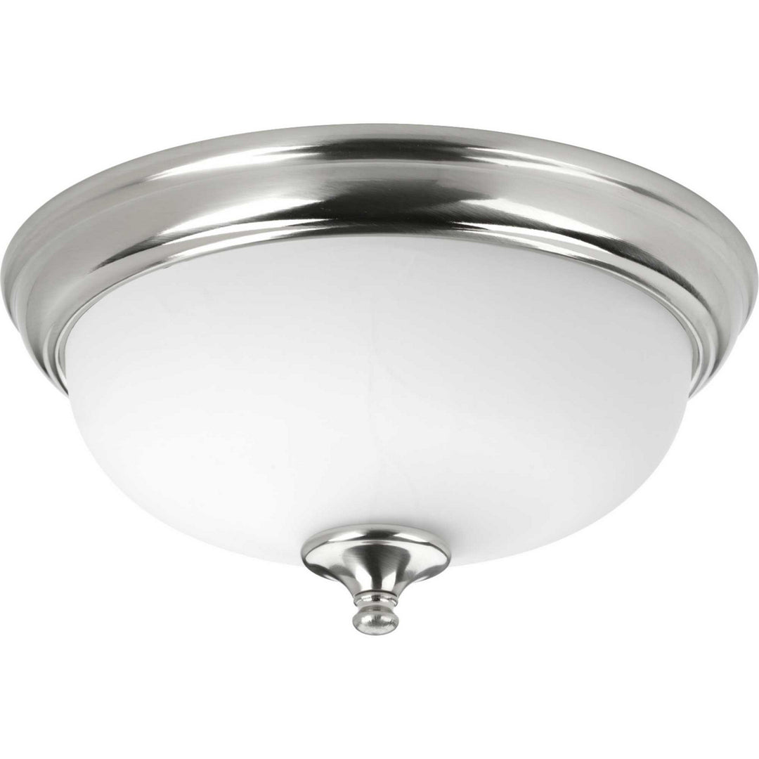 Progress LED Alabaster P350002-009-30 Ceiling Light - Brushed Nickel
