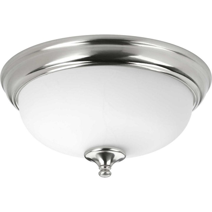Progress LED Alabaster P350002-009-30 Ceiling Light - Brushed Nickel