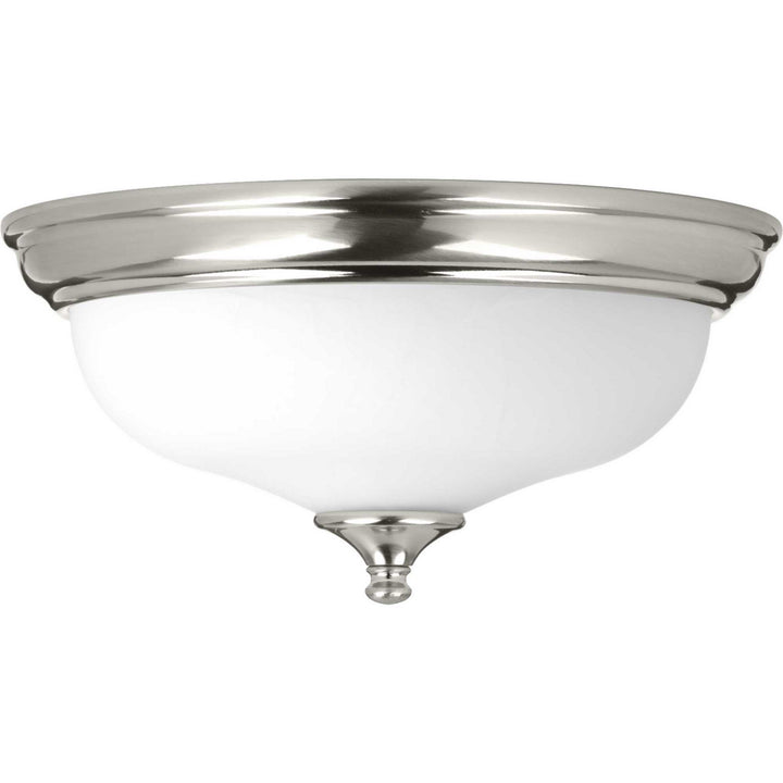 Progress LED Alabaster P350002-009-30 Ceiling Light - Brushed Nickel
