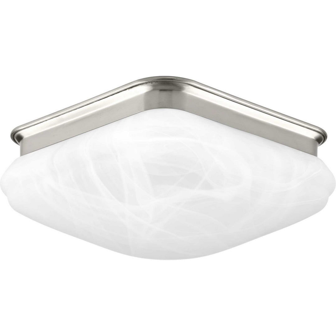 Progress LED Square Glass FM P350019-009-30 Ceiling Light - Brushed Nickel