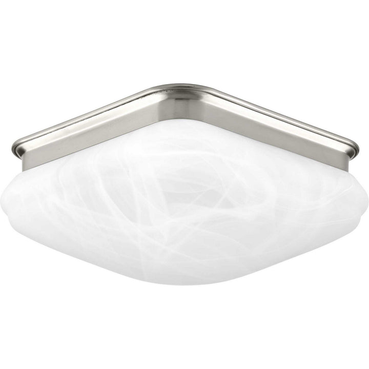 Progress LED Square Glass FM P350019-009-30 Ceiling Light - Brushed Nickel