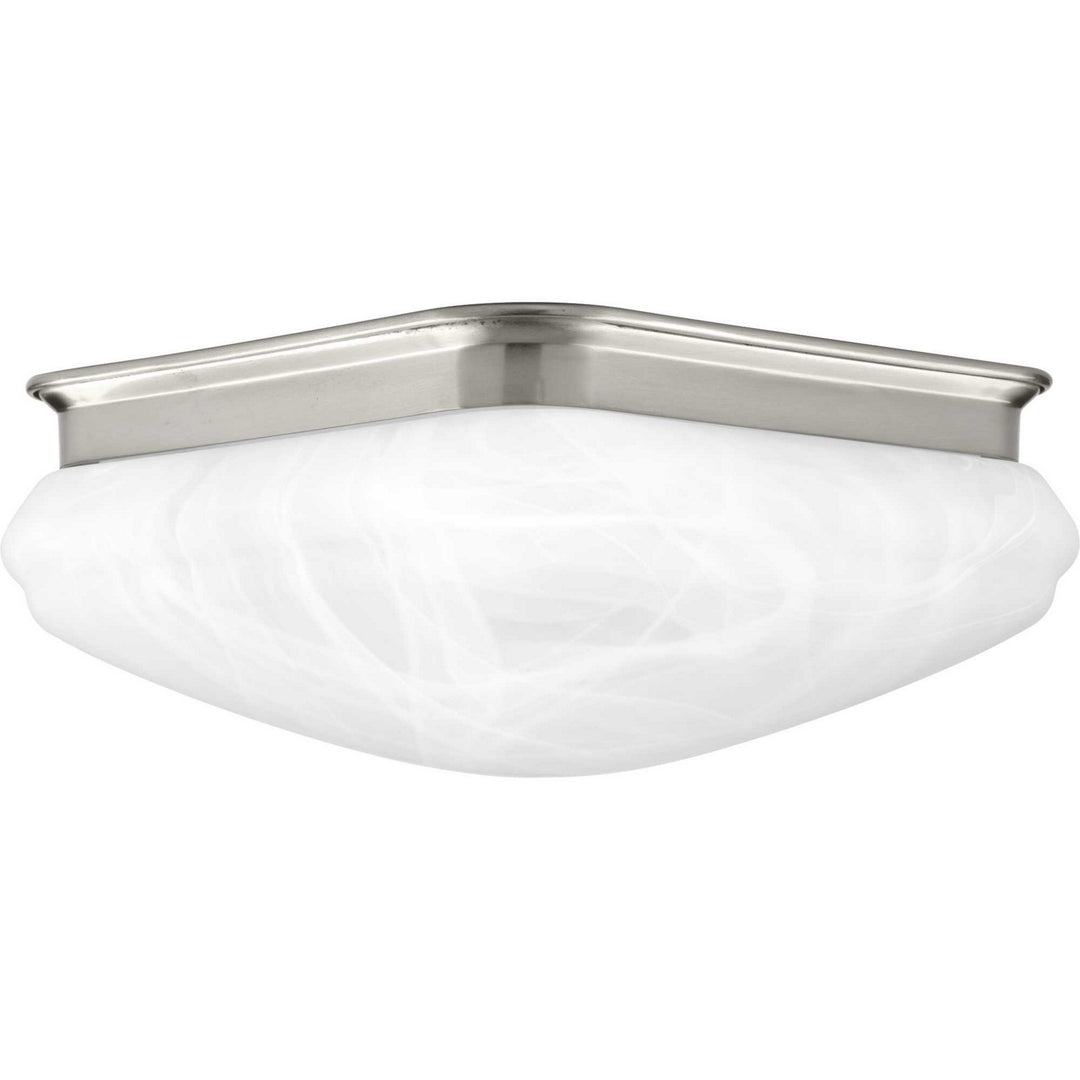Progress LED Square Glass FM P350019-009-30 Ceiling Light - Brushed Nickel