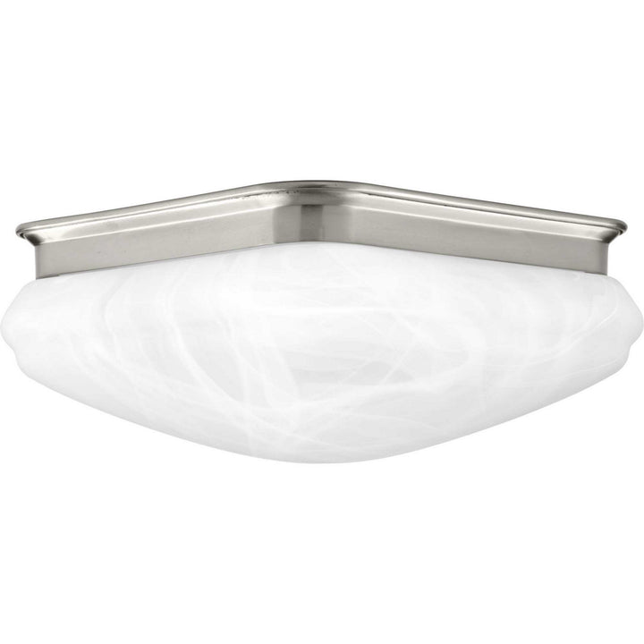 Progress LED Square Glass FM P350019-009-30 Ceiling Light - Brushed Nickel