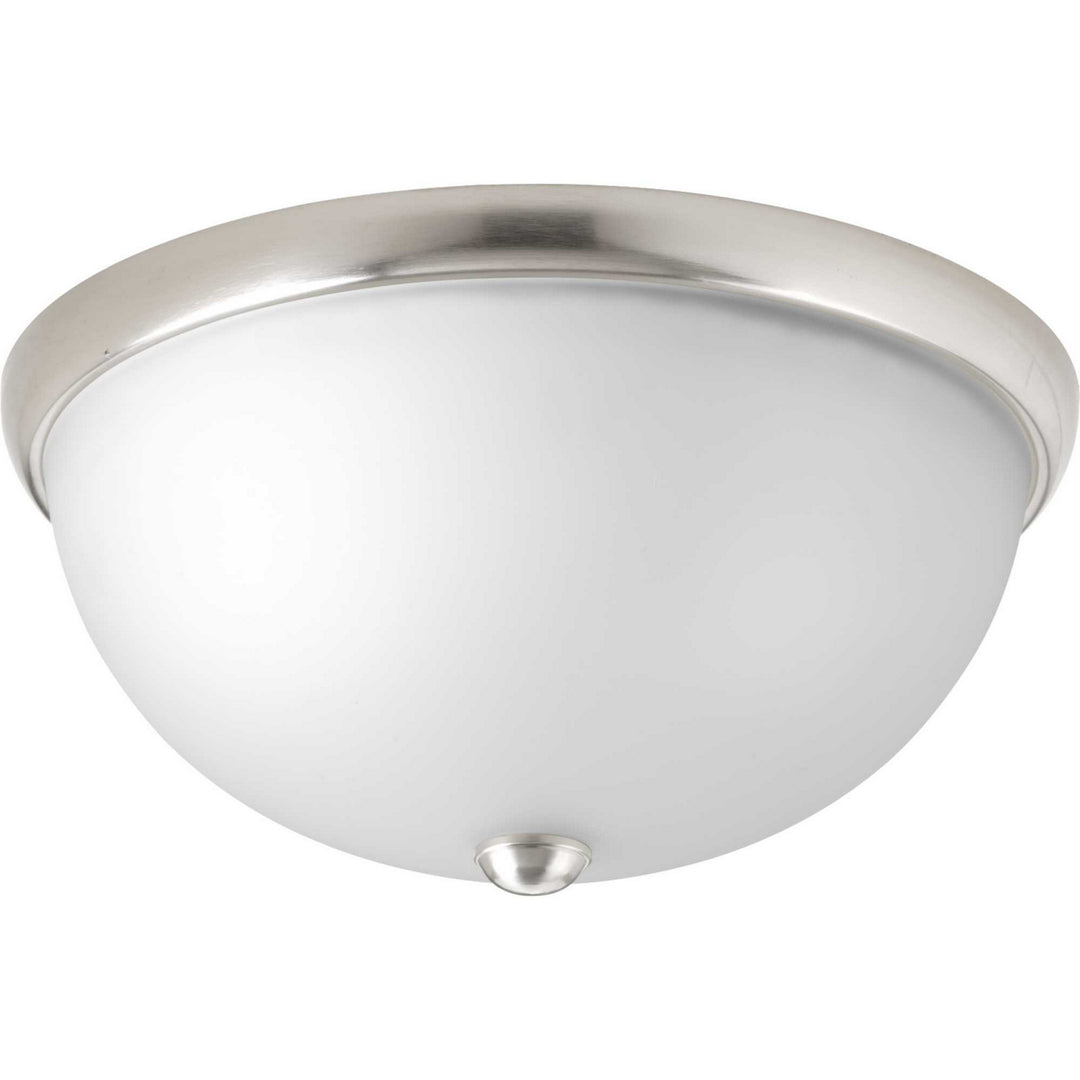 Progress Etched Glass Dome P350044-009 Ceiling Light - Brushed Nickel