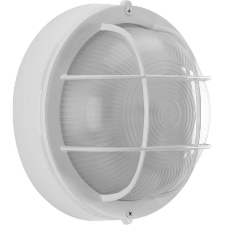 Progress Lighting P3709-30 Bulkheads One Light Flush Mount Outdoor White
