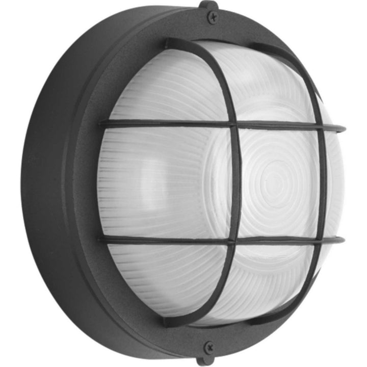 Progress Lighting P3709-31 Bulkheads One Light Flush Mount Outdoor Bronze / Dark