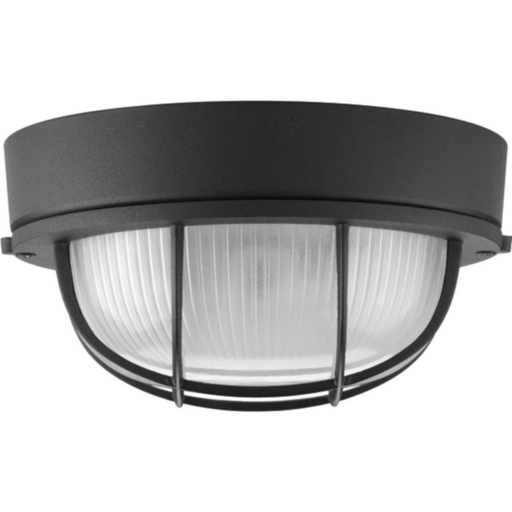 Progress Lighting P3709-31 Bulkheads One Light Flush Mount Outdoor Bronze / Dark