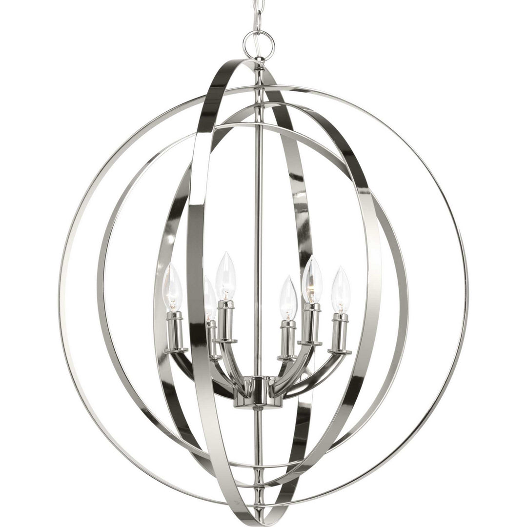 Progress Equinox P3889-104 Pendant Light - Polished Nickel