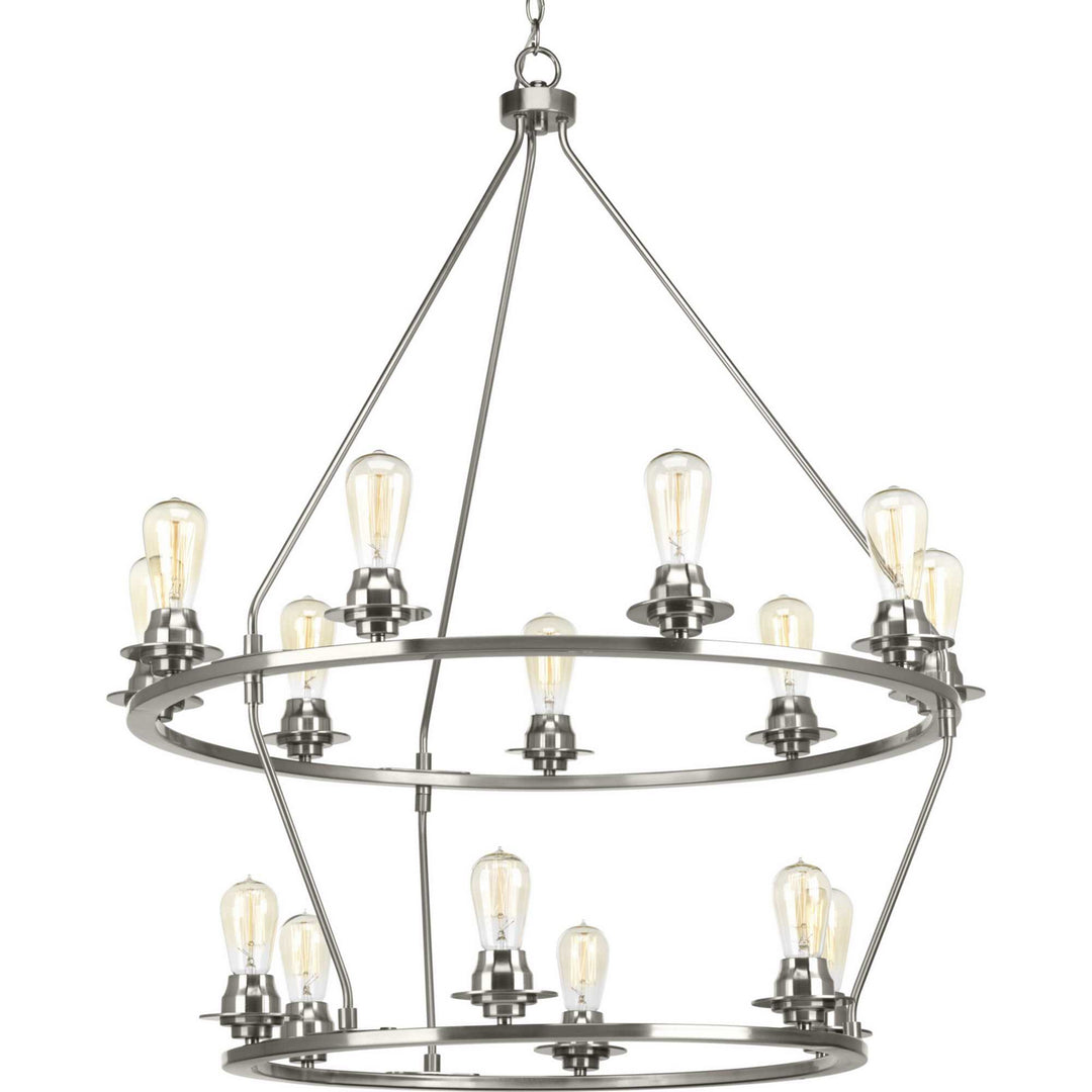 Progress Debut P400017-009 Chandelier Light - Brushed Nickel