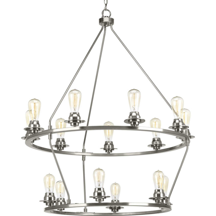 Progress Debut P400017-009 Chandelier Light - Brushed Nickel