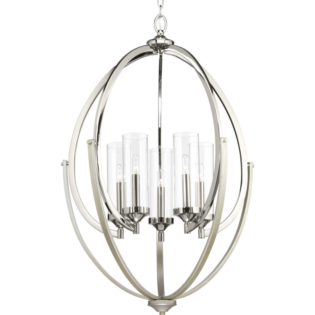 Progress Evoke P400025-104 Chandelier Light - Polished Nickel