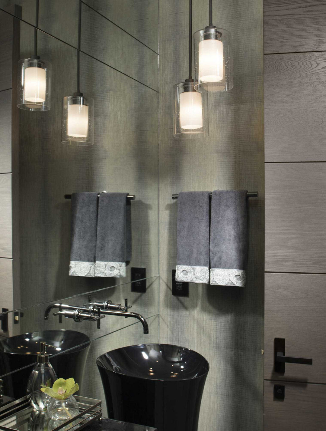 Progress Double Glass P500018-015 Pendant Light - Polished Chrome