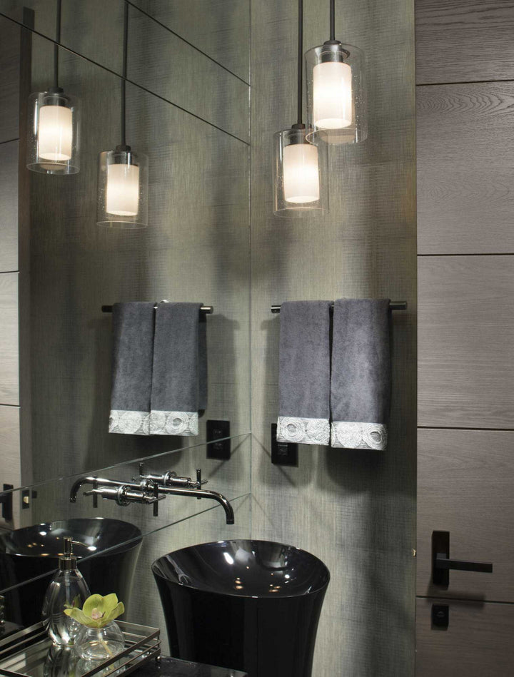 Progress Double Glass P500018-015 Pendant Light - Polished Chrome