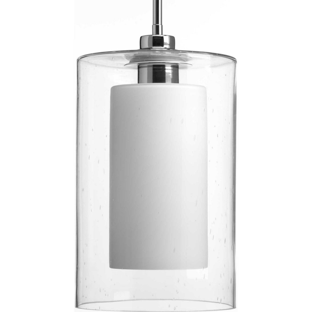 Progress Double Glass P500019-015 Pendant Light - Polished Chrome