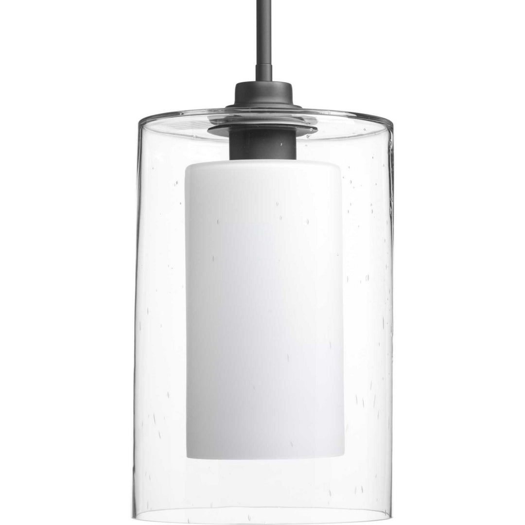 Progress Double Glass P500019-143 Pendant Light - Graphite