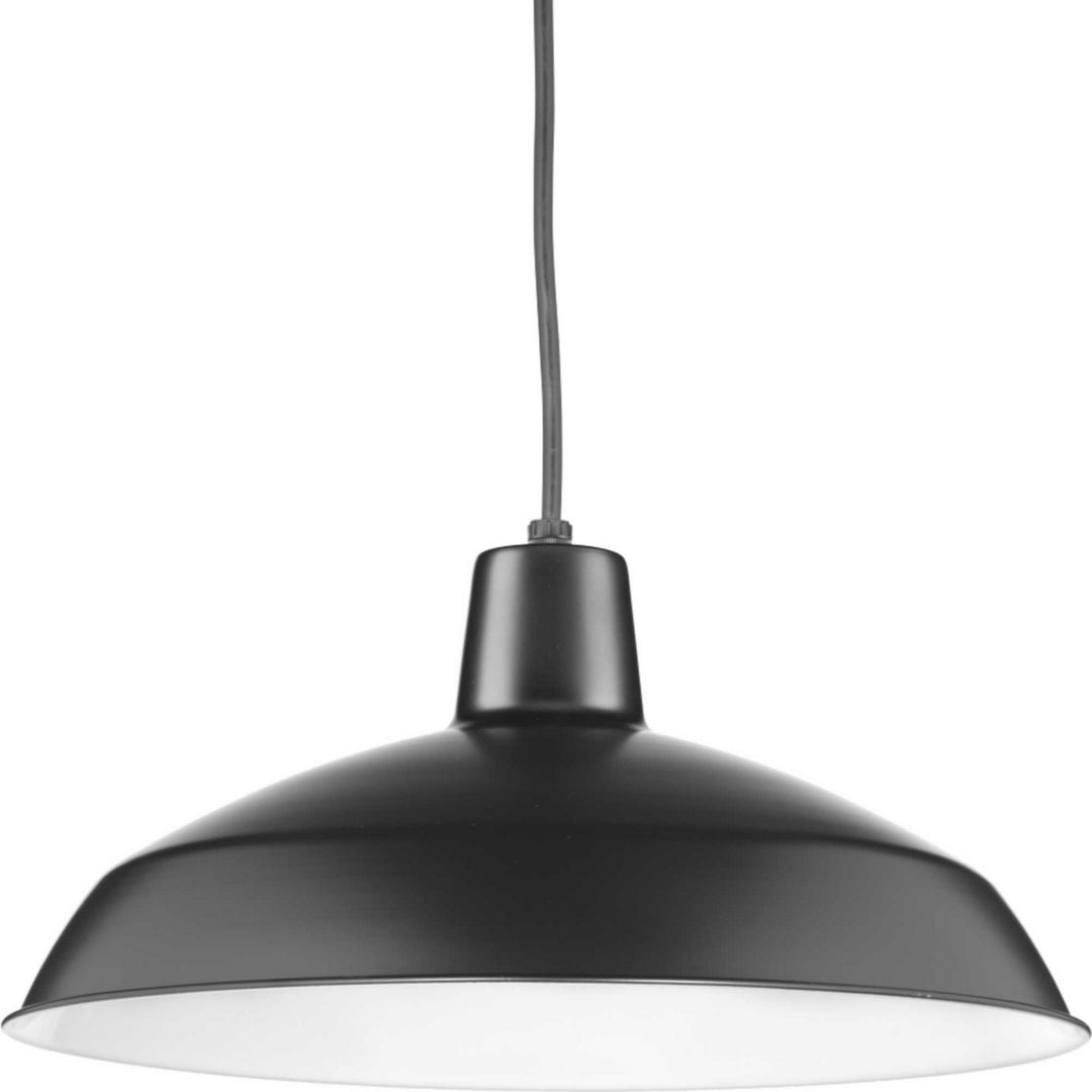 Progress Metal Shade Pendant P5094-31 Pendant Light - Black