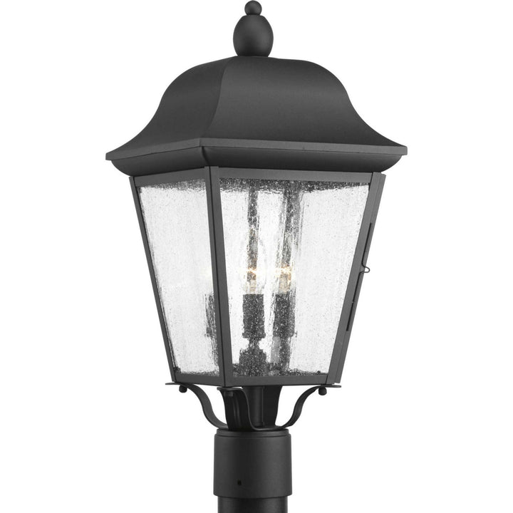 Progress Lighting P540001-031 Kiawah Three Light Post Lantern Outdoor Bronze / Dark