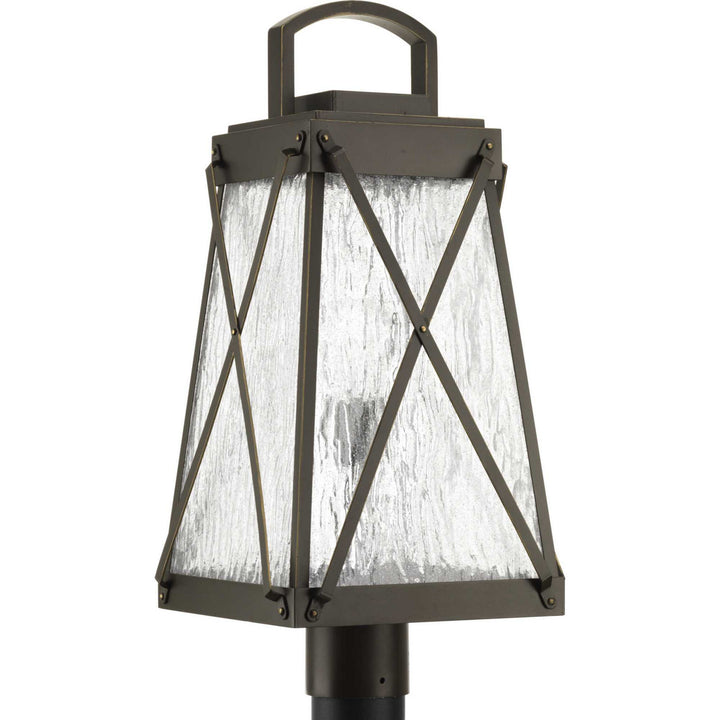 Progress Lighting P540009-020 Creighton One Light Post Lantern Outdoor Bronze / Dark