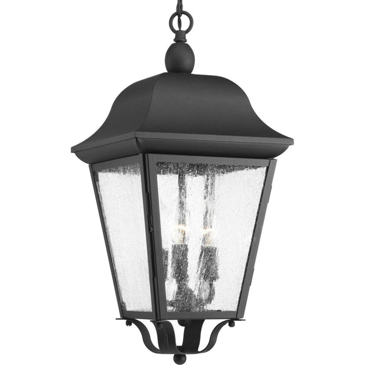 Progress Lighting P550001-031 Kiawah Three Light Hanging Lantern Outdoor Bronze / Dark