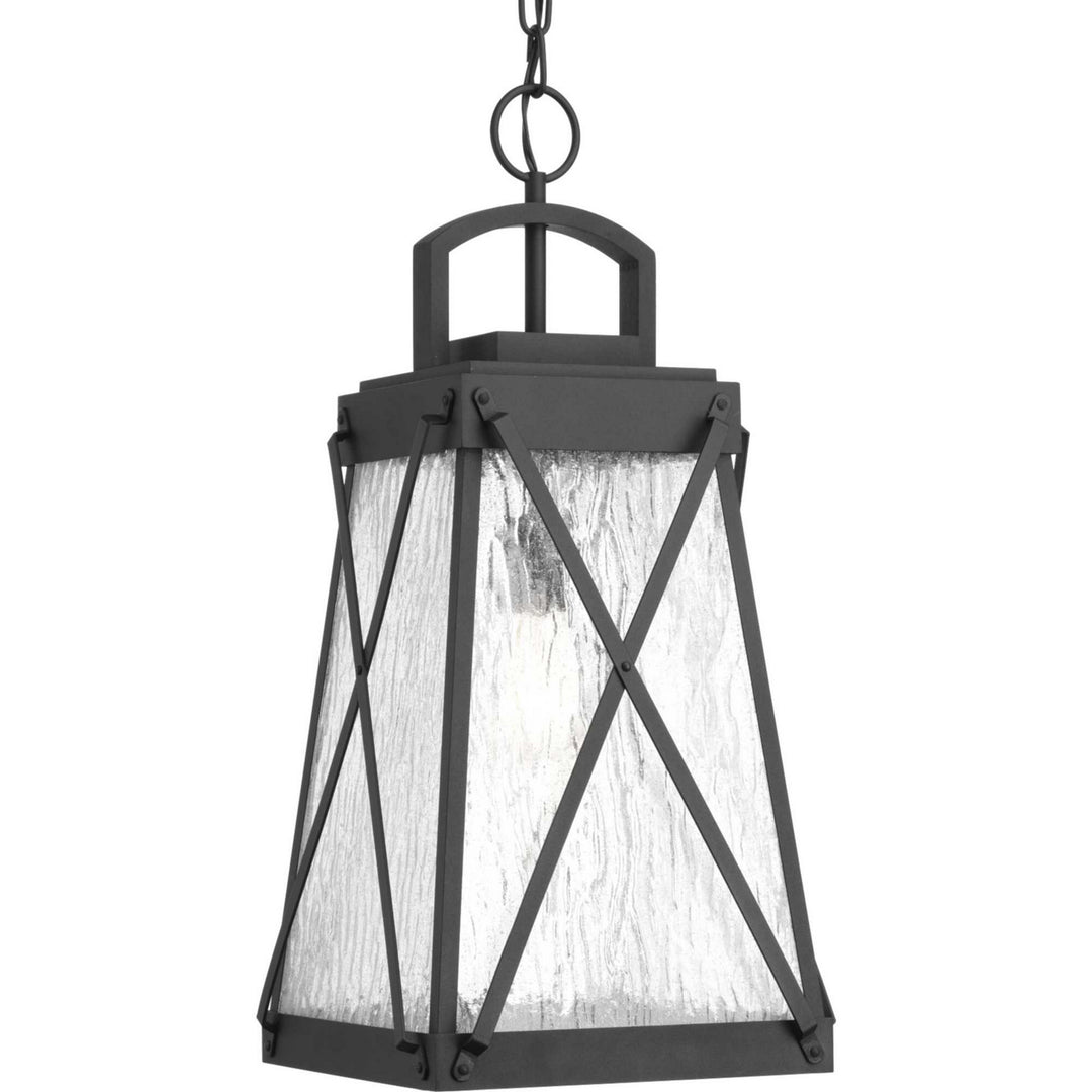 Progress Lighting P550009-031 Creighton One Light Hanging Lantern Outdoor Bronze / Dark