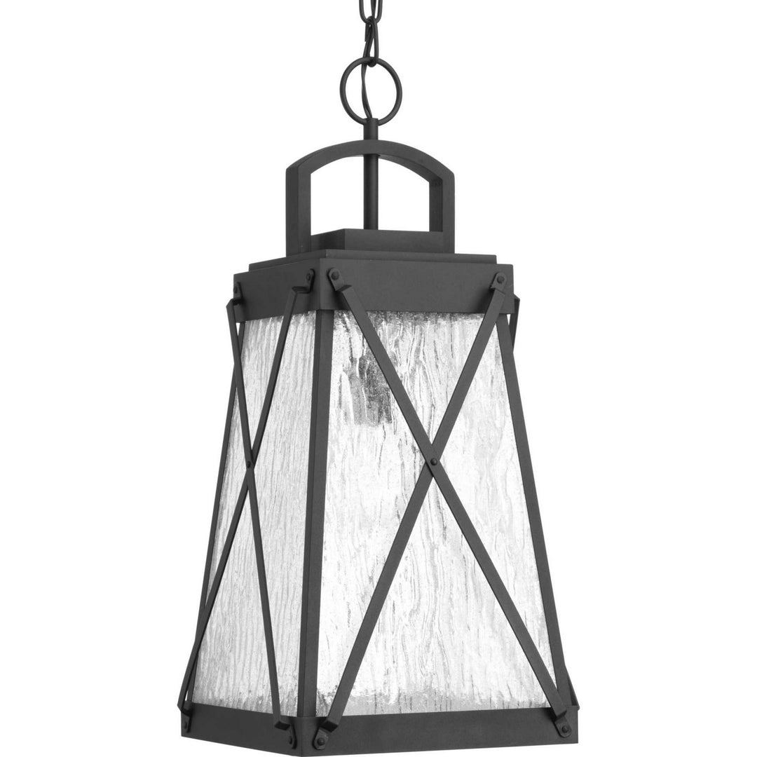 Progress Lighting P550009-031 Creighton One Light Hanging Lantern Outdoor Bronze / Dark