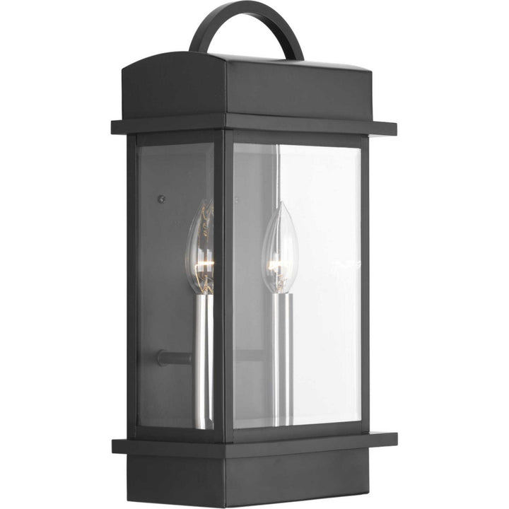 Progress Lighting P560002-031 Santee Two Light Wall Lantern Outdoor Bronze / Dark