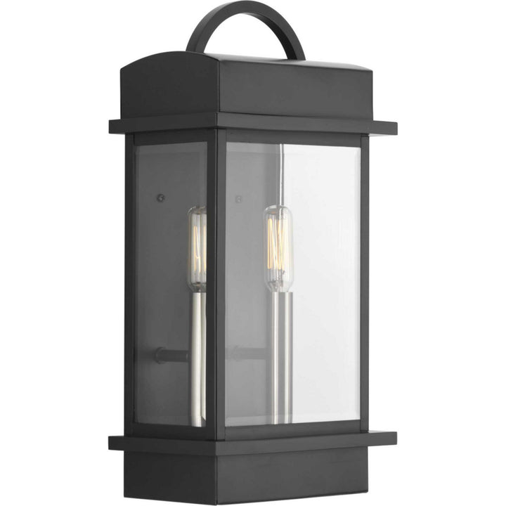 Progress Lighting P560002-031 Santee Two Light Wall Lantern Outdoor Bronze / Dark