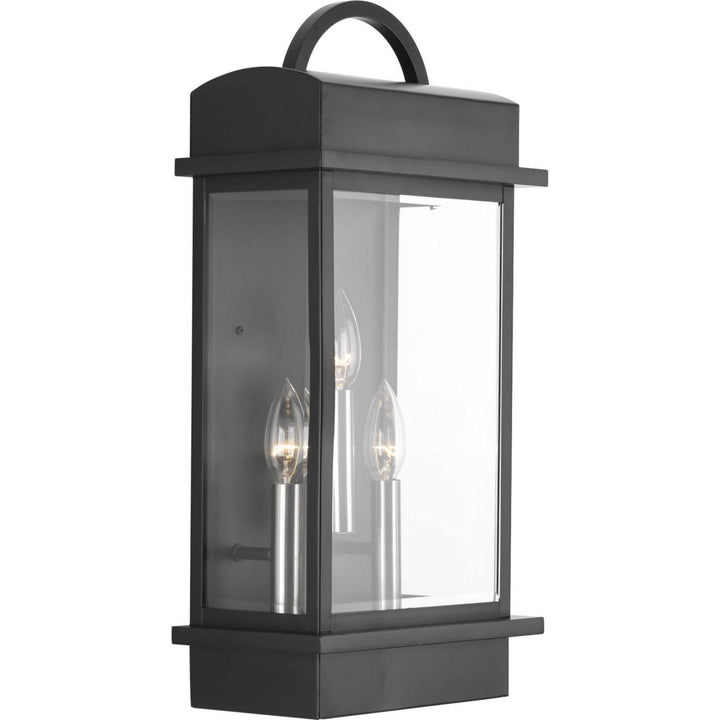 Progress Lighting P560003-031 Santee Three Light Large Wall Lantern Outdoor Bronze / Dark
