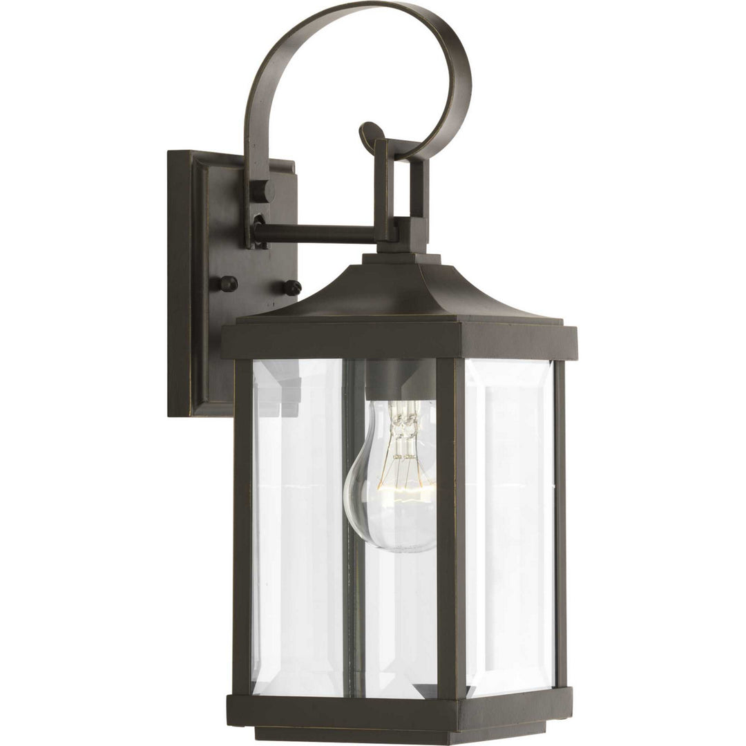 Progress Lighting P560021-020 Gibbes Street One Light Wall Lantern Outdoor Bronze / Dark