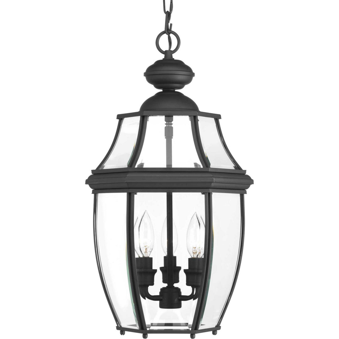 Progress Lighting P6533-31 New Haven Three Light Hanging Lantern Outdoor Bronze / Dark
