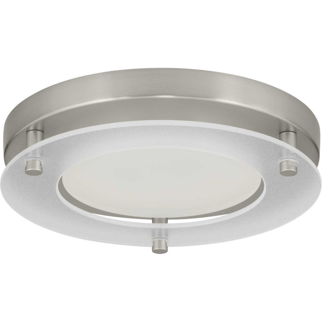 Progress Lighting P8147-09-30K Led Flush Mount Led Flush Mount Recessed Light Pewter, Nickel, Silver