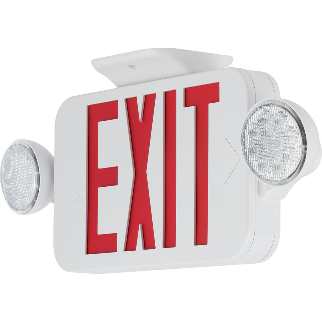 Progress Lighting PECUE-UR-30 Exit Signs Led Combo Exit/Emergency Utility Light White