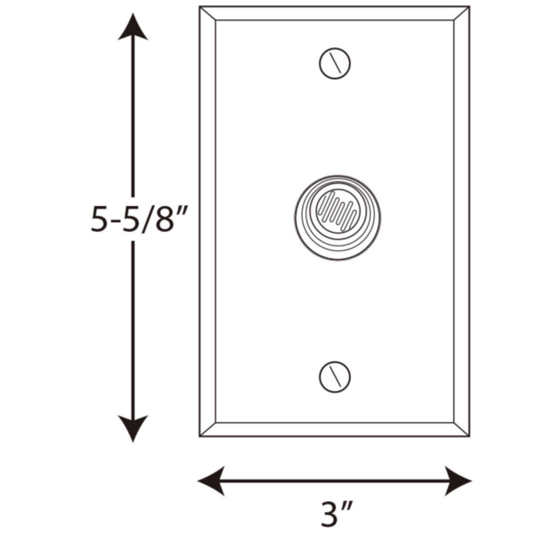 Progress Lighting PTORK3010 Tork Photocontrol Remote Photo Cell Decor Pewter, Nickel, Silver