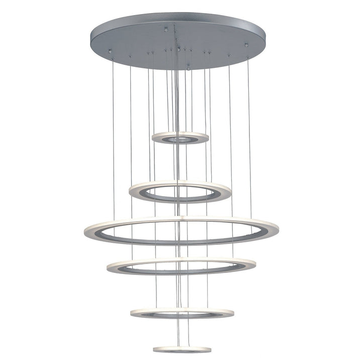 ET2 by Maxim Saturn II LED E22664-11MS Pendant Light - Matte Silver