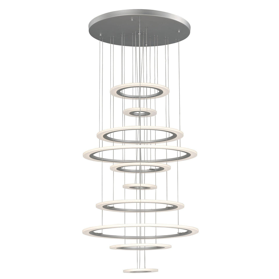 ET2 by Maxim Saturn II LED E22665-11MS Chandelier Light - Matte Silver