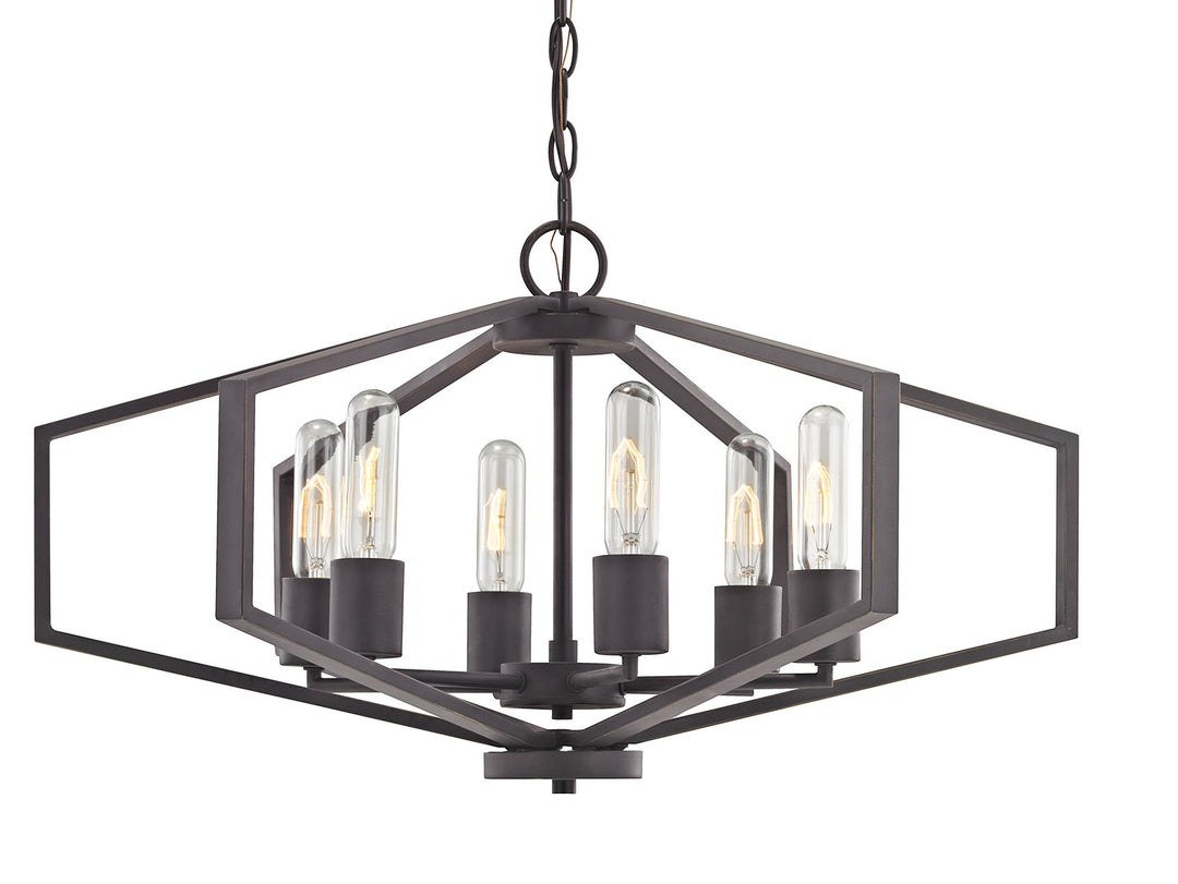 Dolan Designs Hexagon 1145-78 Chandelier Light - Bolivian Bronze