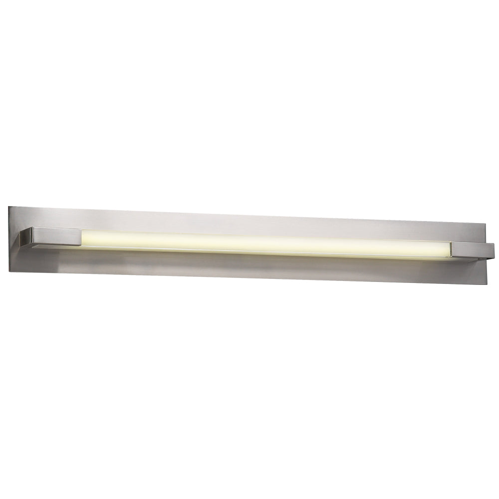 PLC Polis 1046SNLED Bath Vanity Light 39 in. wide - Satin Nickel
