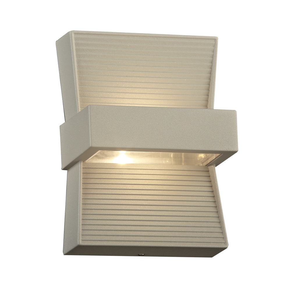 Plc Lighting 2260SL Fiona Led Exterior Light Outdoor Pewter, Nickel, Silver