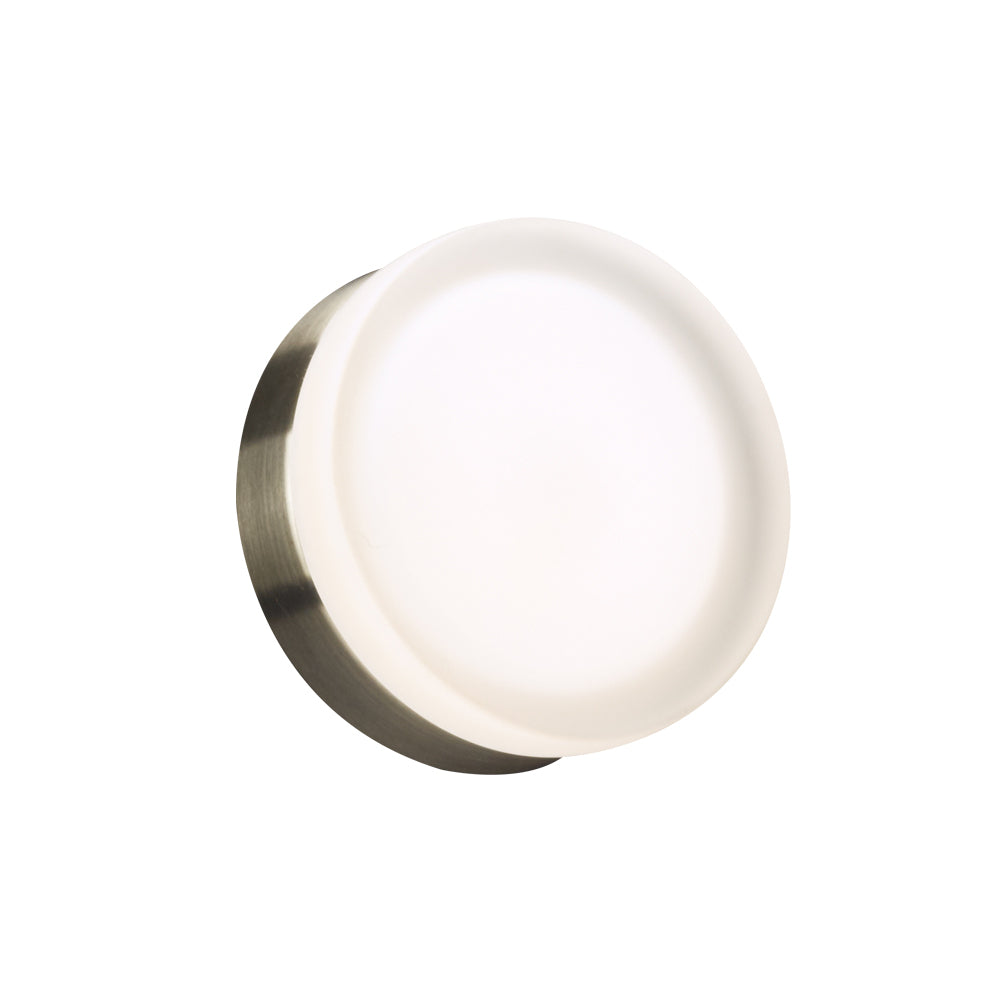 PLC Metz 6571SNLED Wall Light - Satin Nickel