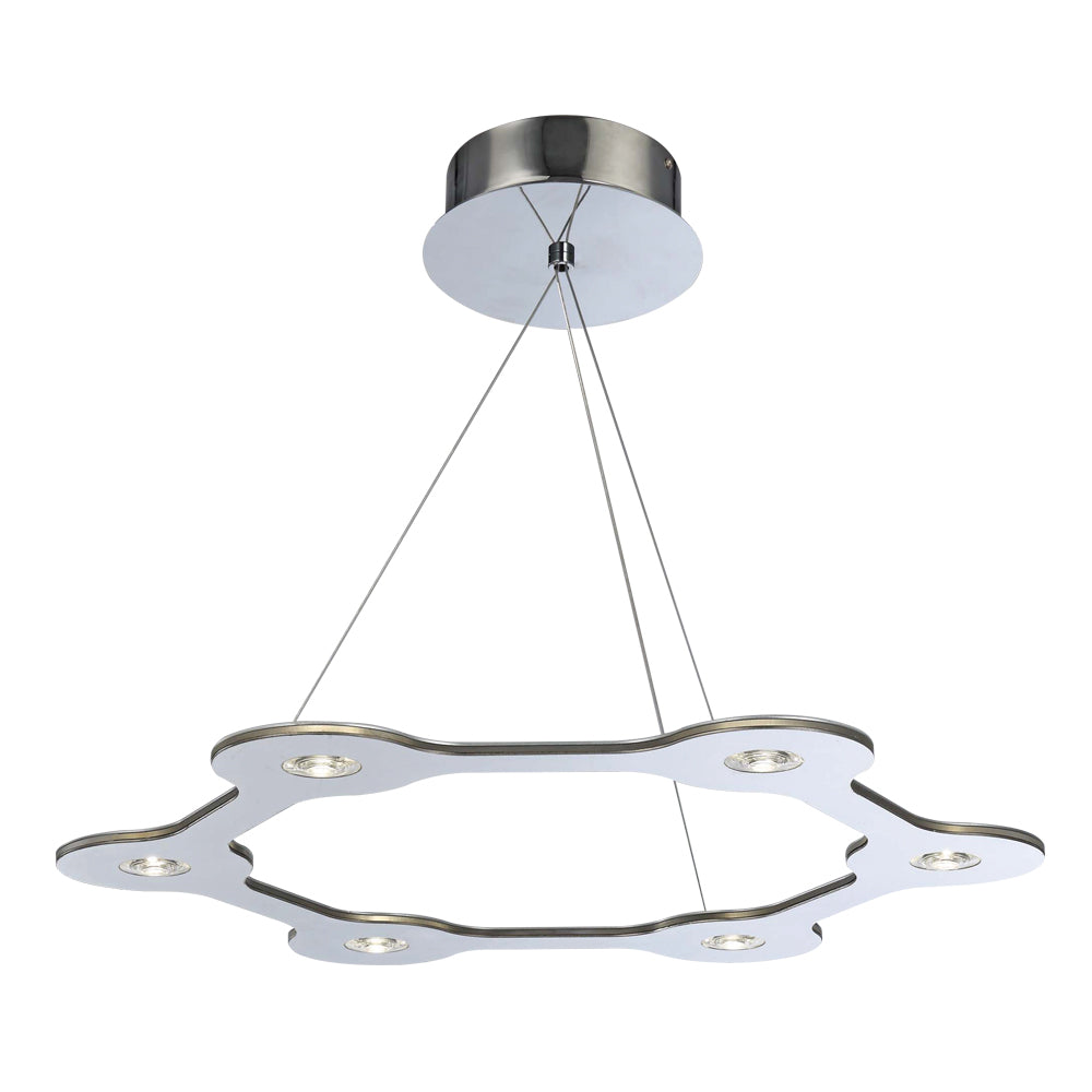 PLC Starburst 88822PC Pendant Light - Polished Chrome