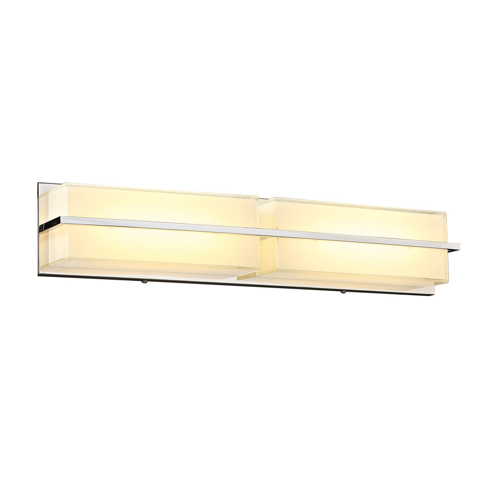 PLC Tazza 90052PC Bath Vanity Light 24 in. wide - Polished Chrome