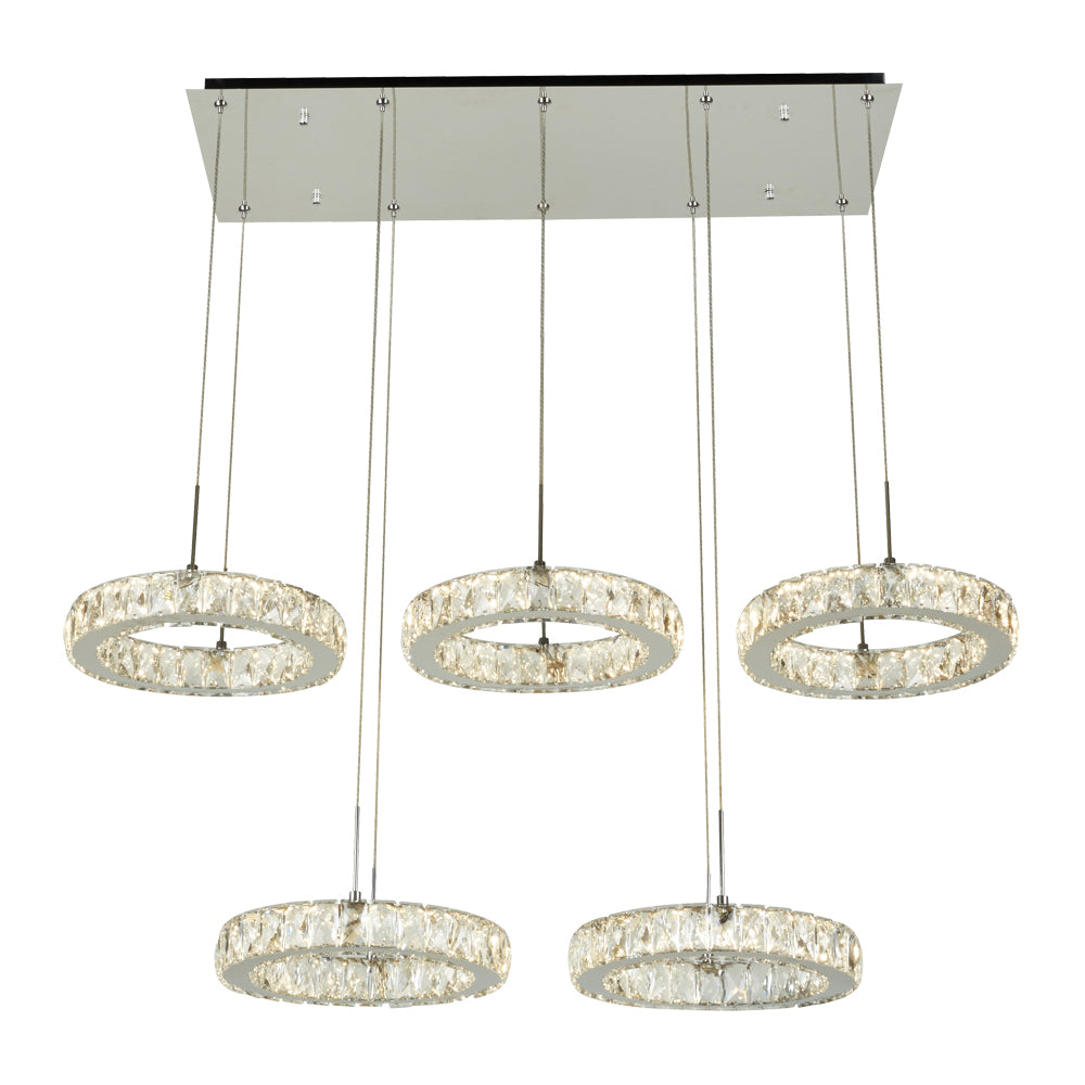 PLC Equis 90070PC Pendant Light - Polished Chrome