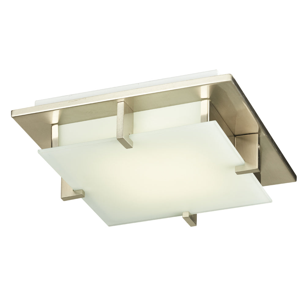 PLC polipo 906SNLED Ceiling Light - Satin Nickel