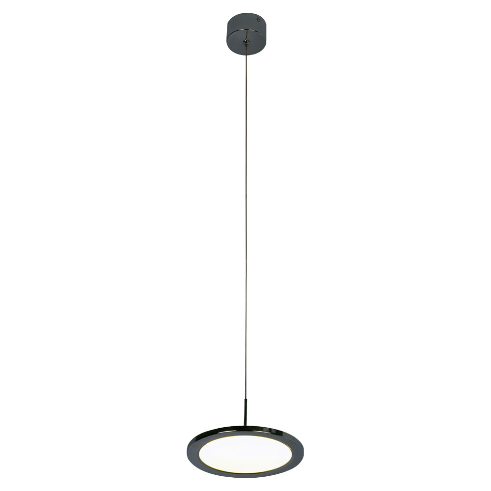 PLC Disc 91127PC Pendant Light - Polished Chrome