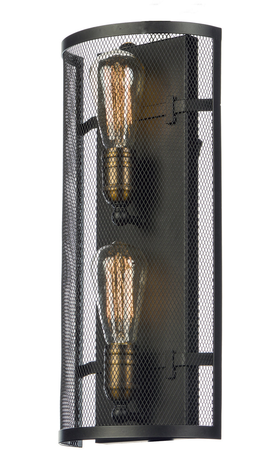 Maxim Palladium 20119BKNAB/BUI Wall Sconce Light - Black / Natural Aged Brass