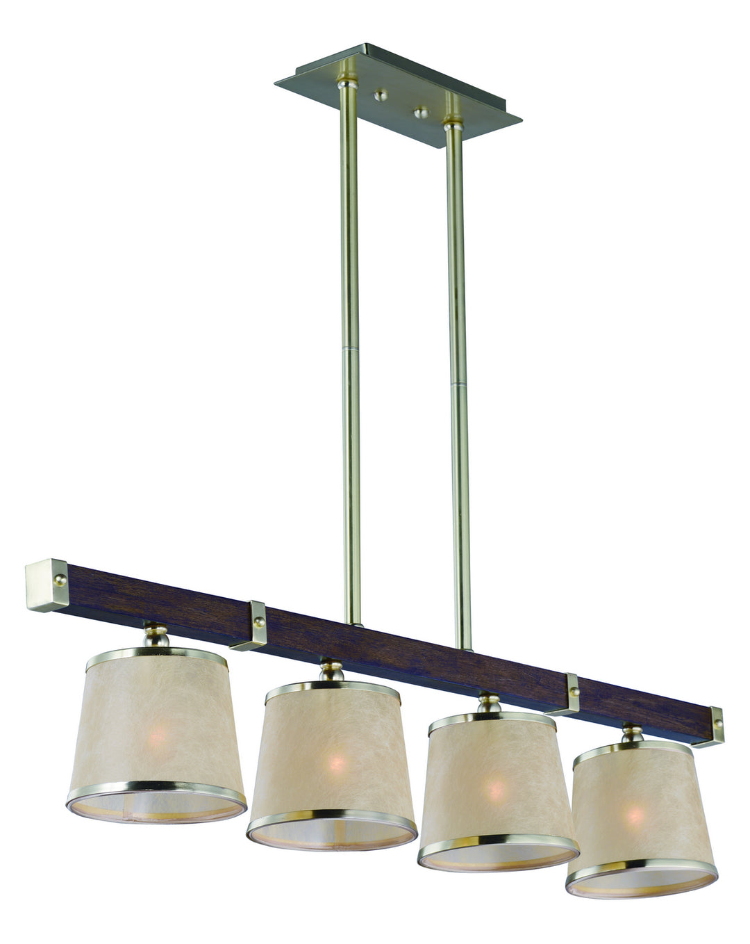 Maxim Maritime 20524AFAPSBR Pendant Light - Antique Pecan / Satin Brass