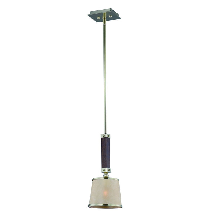 Maxim Maritime 20529AFAPSBR Pendant Light - Antique Pecan / Satin Brass