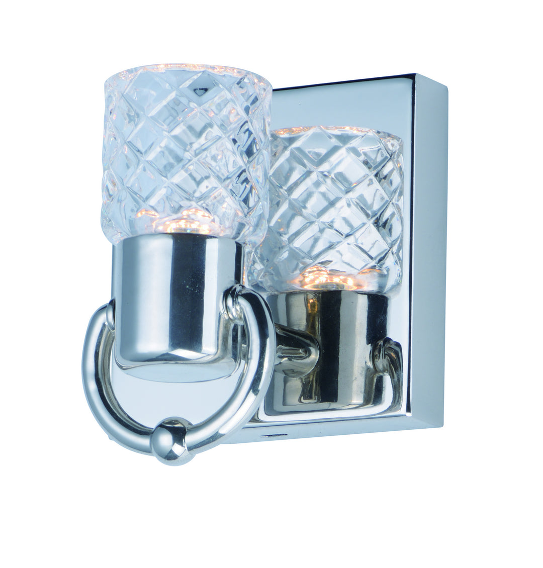Maxim Crystol 24701CLPN Wall Sconce Light - Polished Nickel