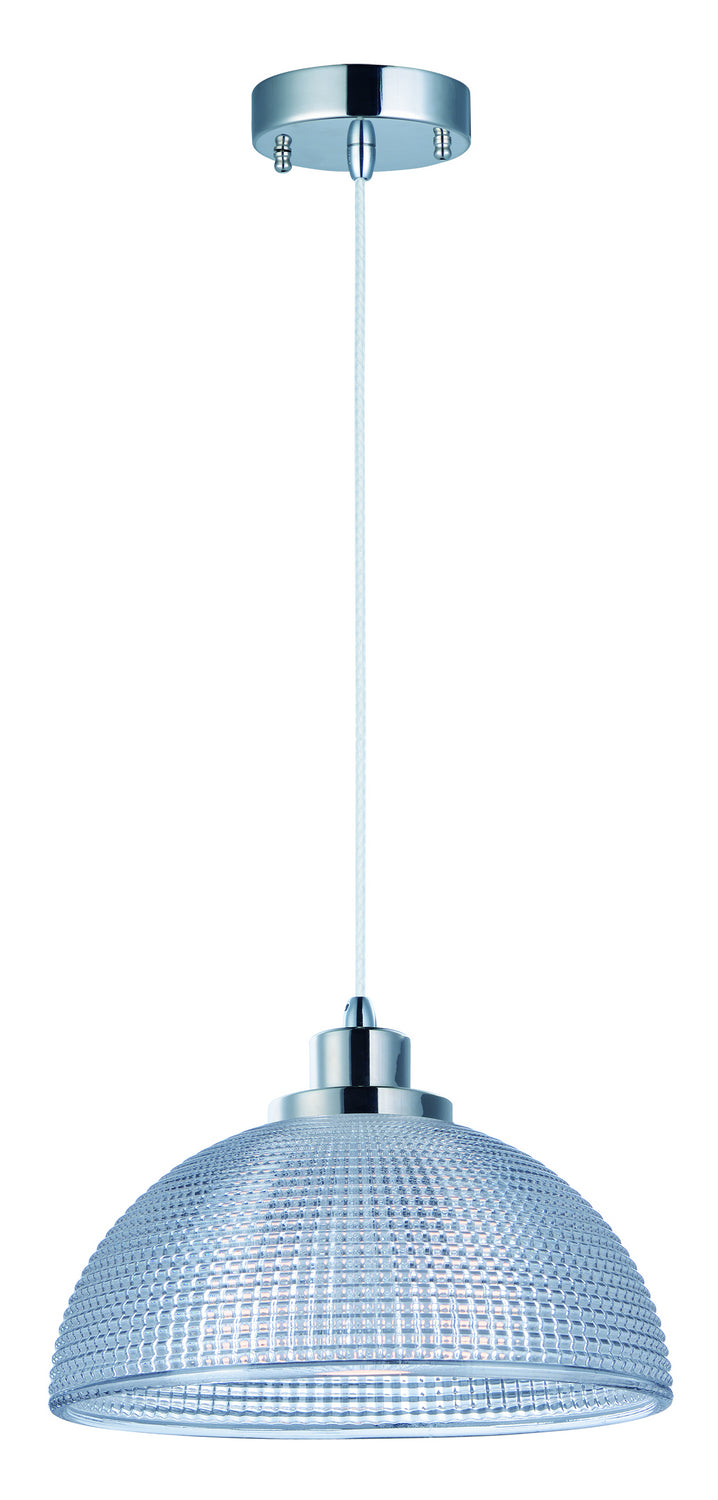 Maxim Retro 25194CLPN Pendant Light - Polished Nickel